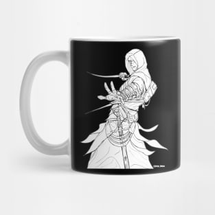 the assasin in the hood arts Mug